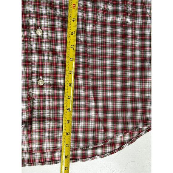New with tag Polo Ralph Lauren red plaid button down shirt size 18-20 young mens - Picture 5 of 6